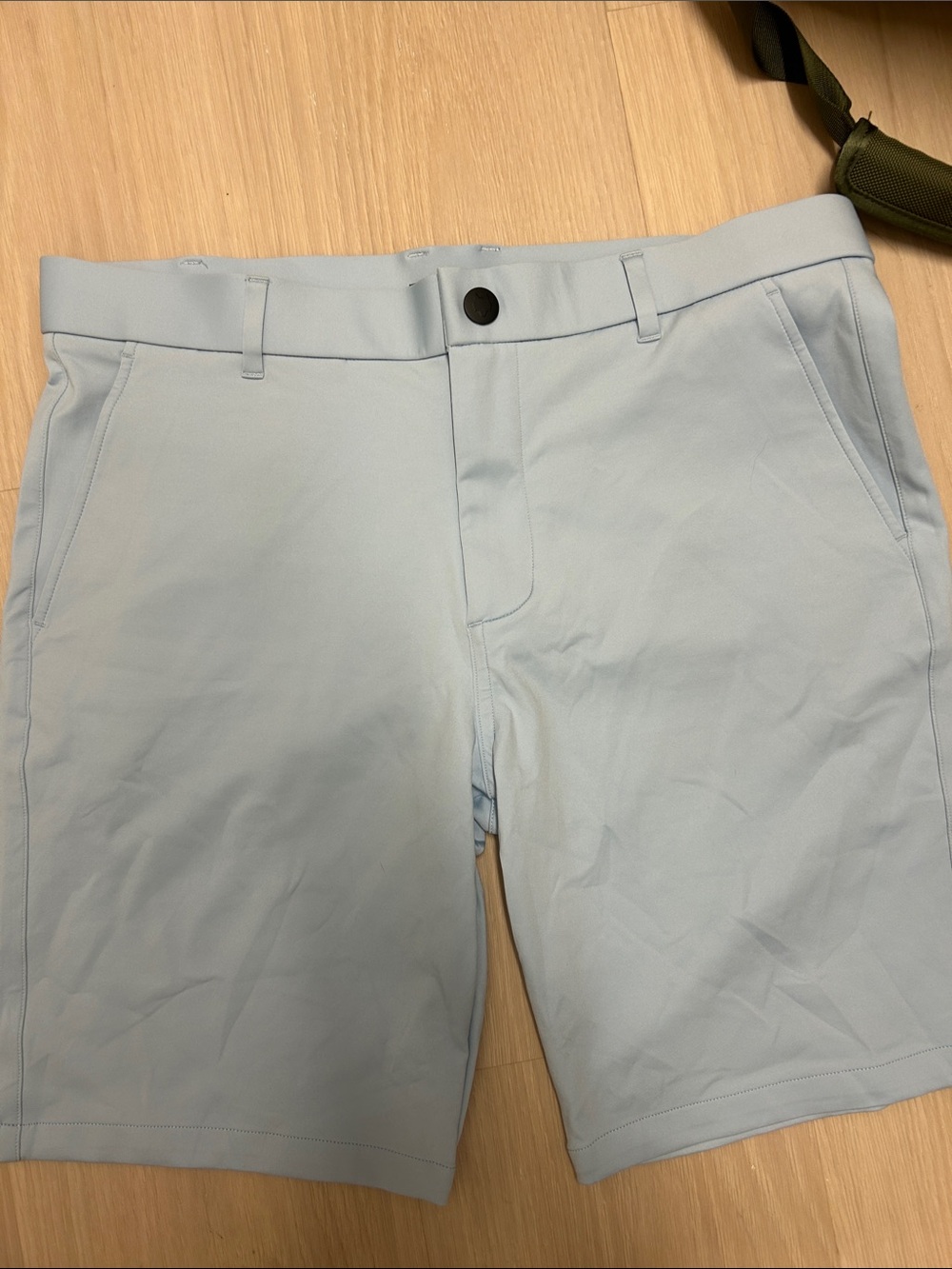 Greyson Light Blue Performance Flat-Front Shorts